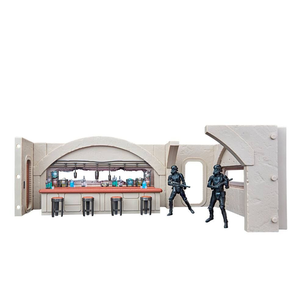 Star Wars Mandalorian Nevarro Cantina + Imperial Death Trooper figure set - Image 5