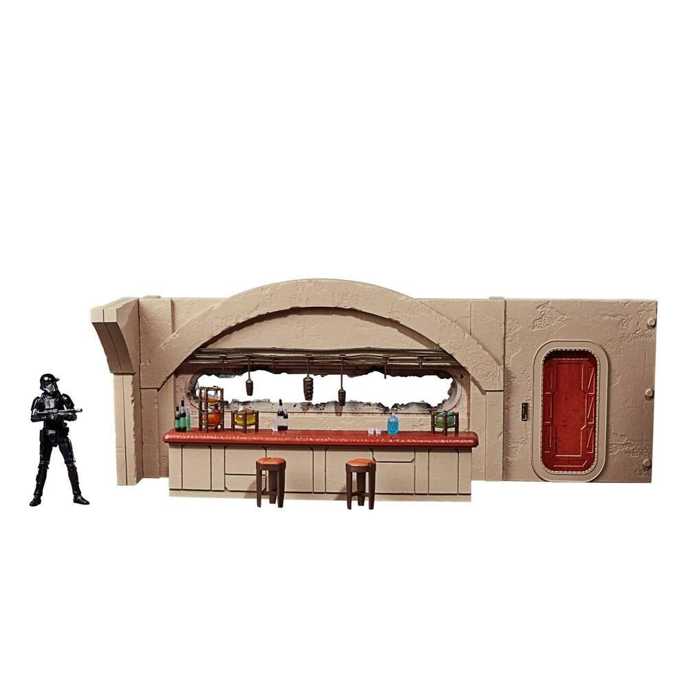 Star Wars Mandalorian Nevarro Cantina + Imperial Death Trooper figure set - Image 4