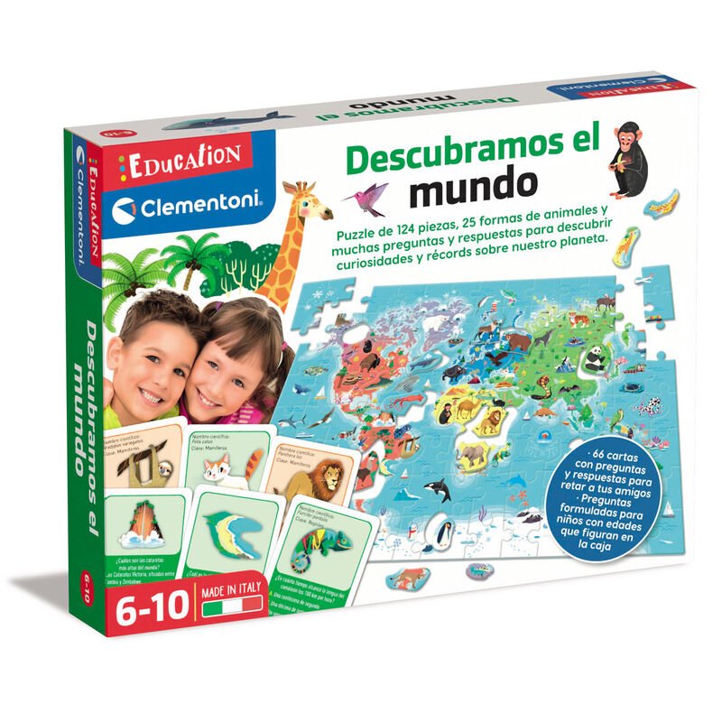 Lets discover the world puzzle 124pcs