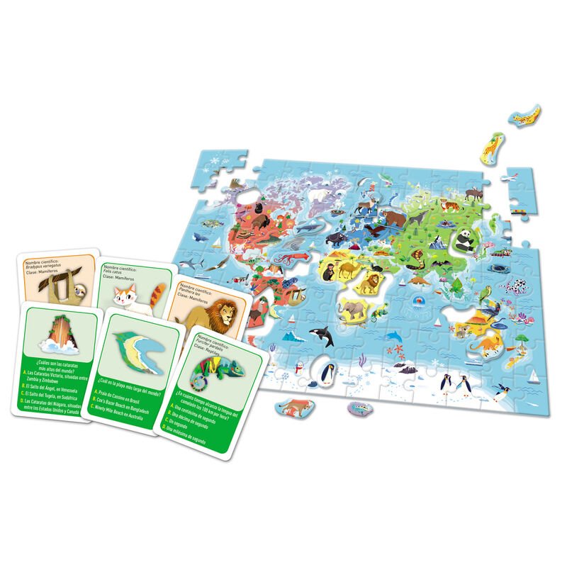 Lets discover the world puzzle 124pcs - Image 2