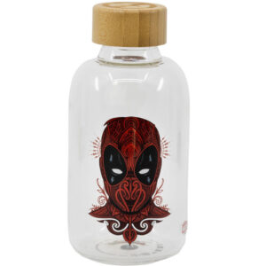 Marvel Deadpool glass bottle 620ml