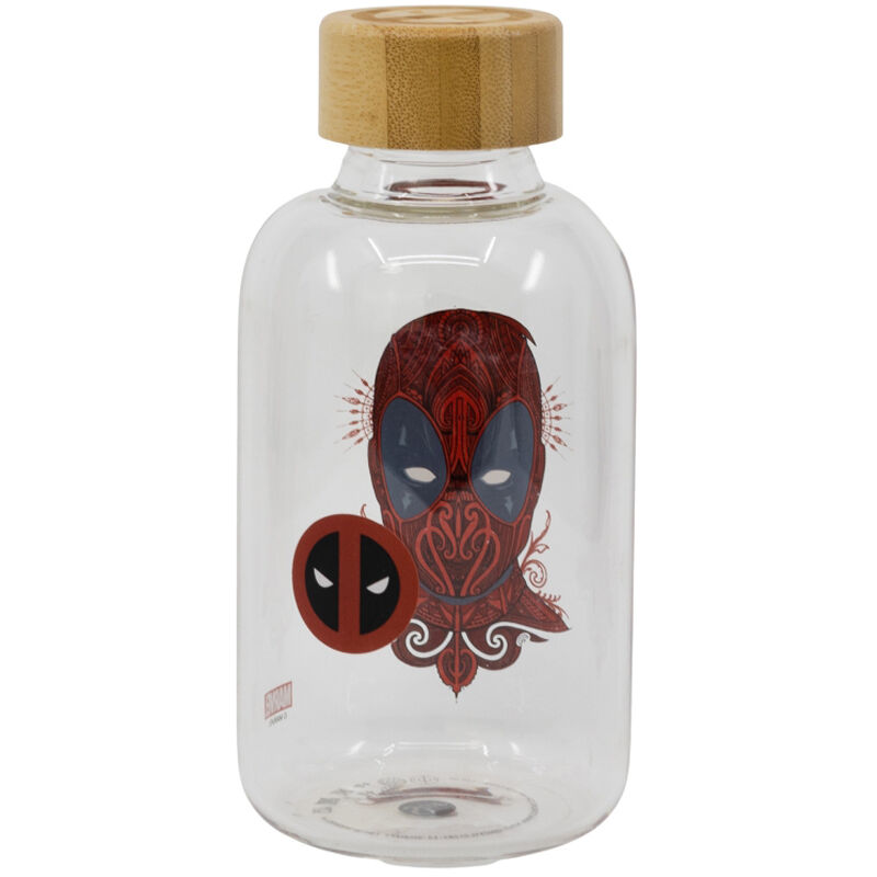 Marvel Deadpool glass bottle 620ml - Image 2