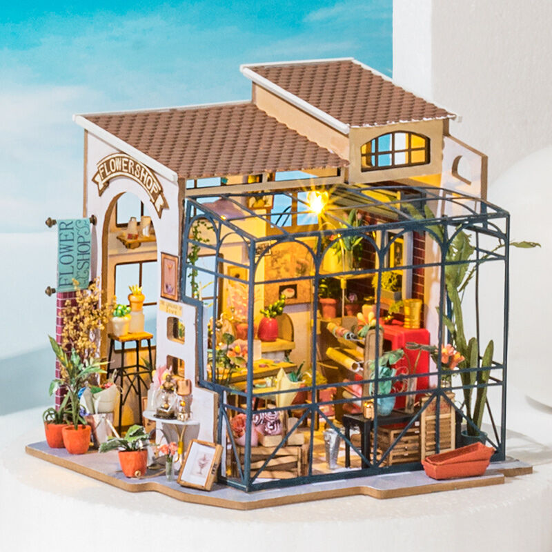 Emily s Flower Shop miniature house model 258pcs - Image 8