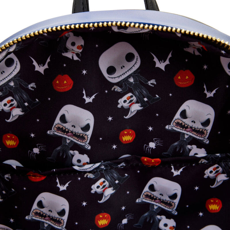 Loungefly Disney Nightmare Before Christmas Jack Skellington backpack 30cm - Image 6