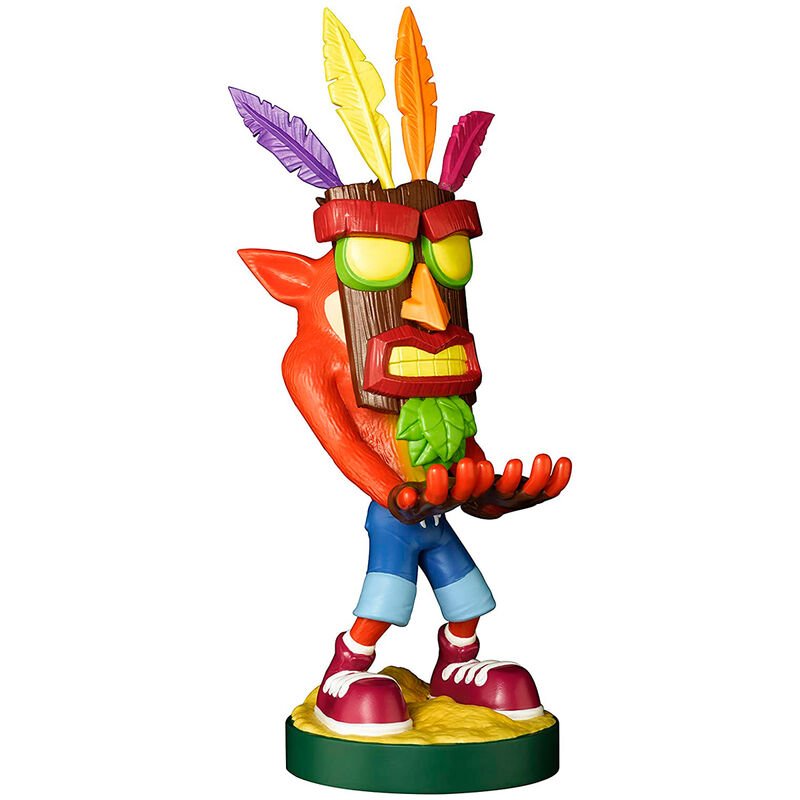 Crash Bandicoot Aku Aku figure clamping bracket Cable guy 20cm - Image 3