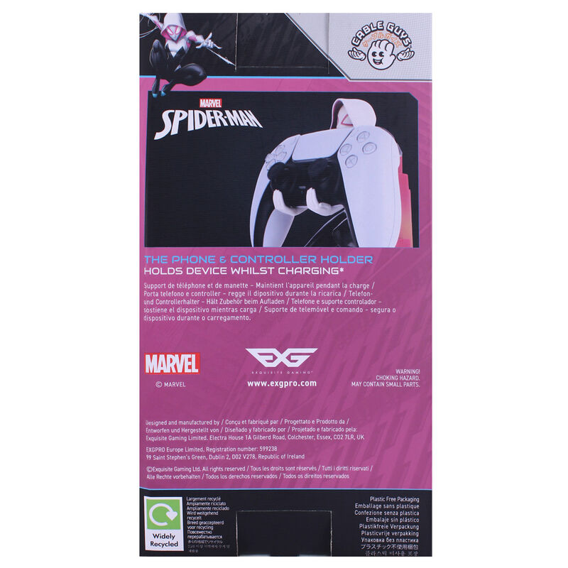 Marvel Spiderman Spider Gwen figure clamping bracket Cable guy 20cm - Image 5