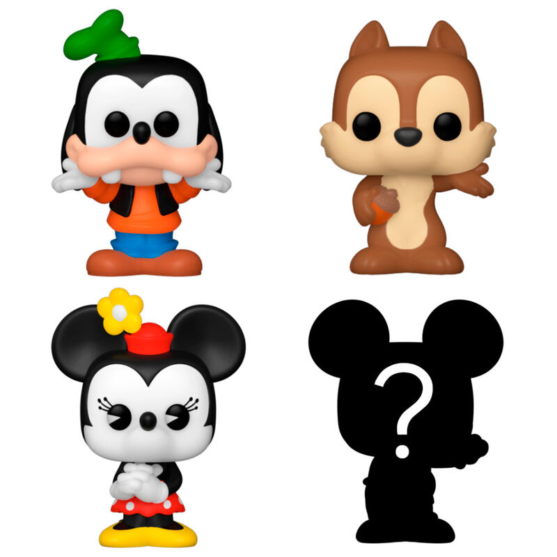 Blister 4 figures Bitty POP Disney Sorcerer Goofy - Image 2