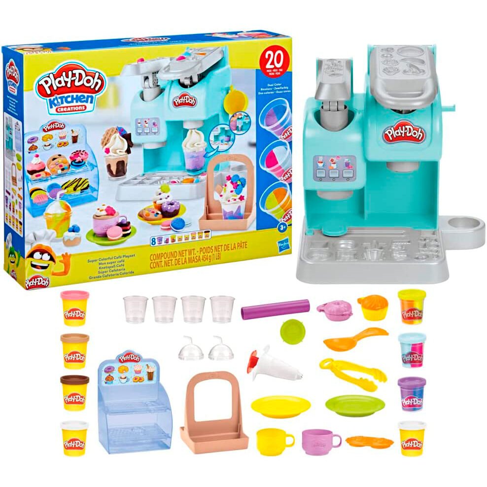 Play-Doh Kitchen Creations Super Colorful cafe playset - Image 5