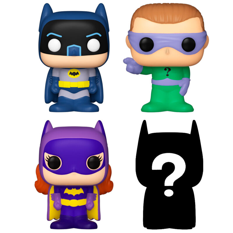 Blister 4 figures Bitty POP DC Comics Batman Adam West - Image 2