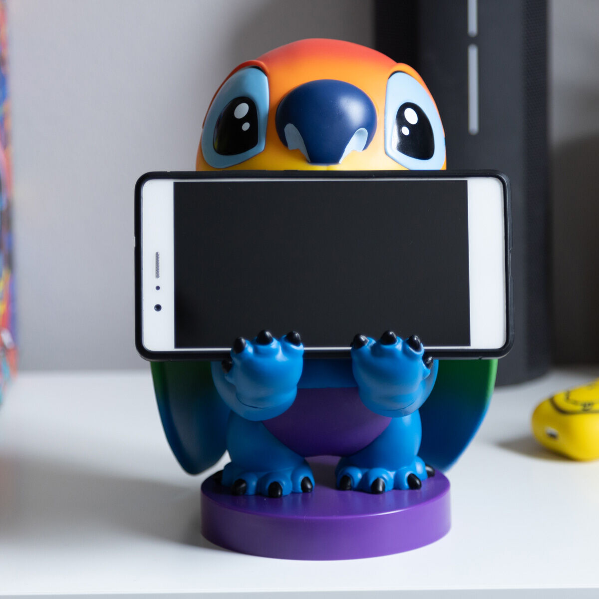 Disney Stitch Rainbow figure clamping bracket Cable guy 20cm - Image 13