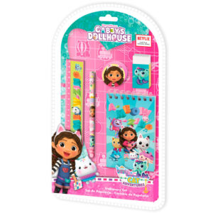 Gabbys Dollhouse stationery set 5pcs