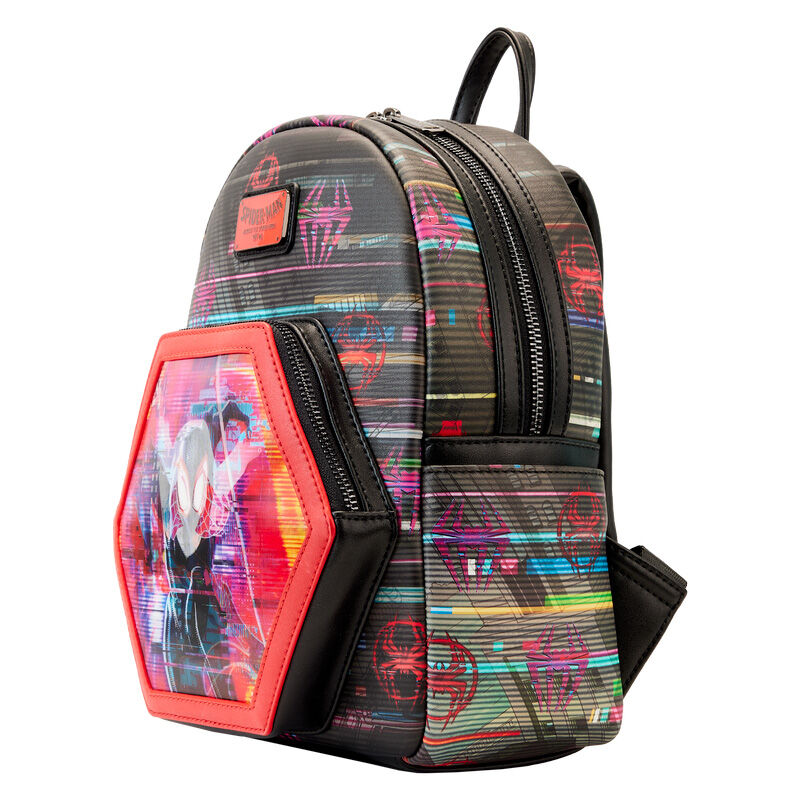 Loungefly Marvel Spiderman Across the Spider-Verse Lenticular backpack 27cm - Image 3