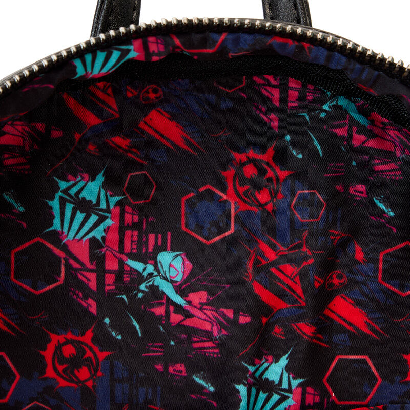 Loungefly Marvel Spiderman Across the Spider-Verse Lenticular backpack 27cm - Image 7