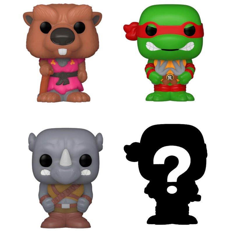 Blister 4 figures Bitty POP Teenage Mutant Ninja Turtles Splinter - Image 2