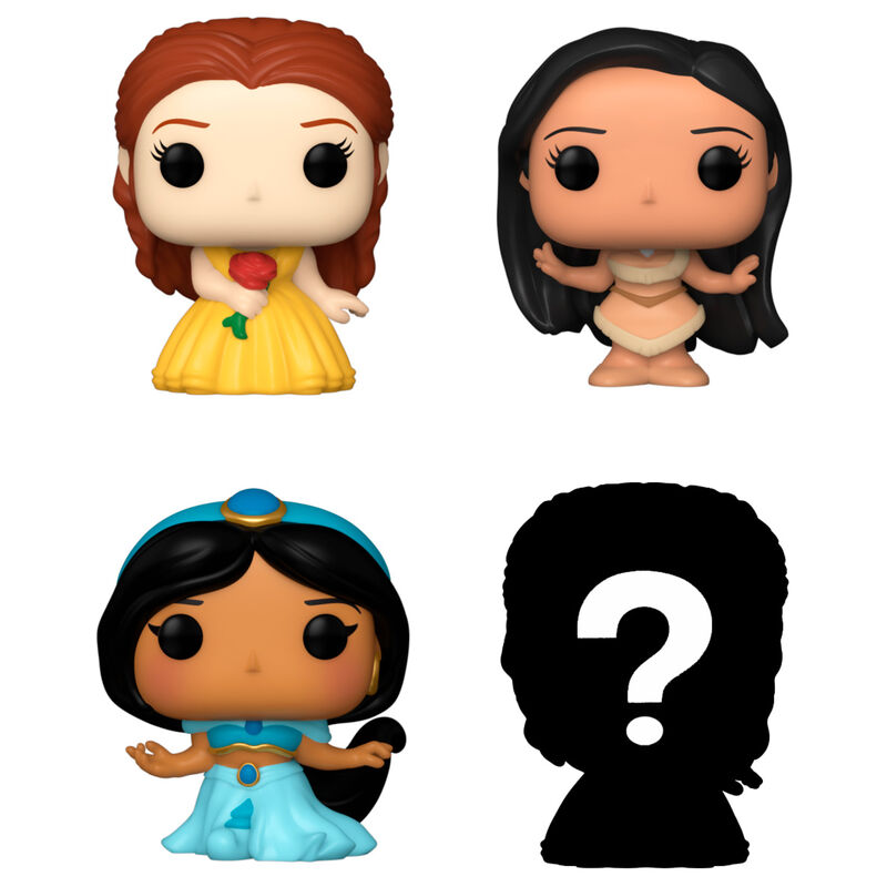Blister 4 figures Bitty POP Disney Princess Belle - Image 2