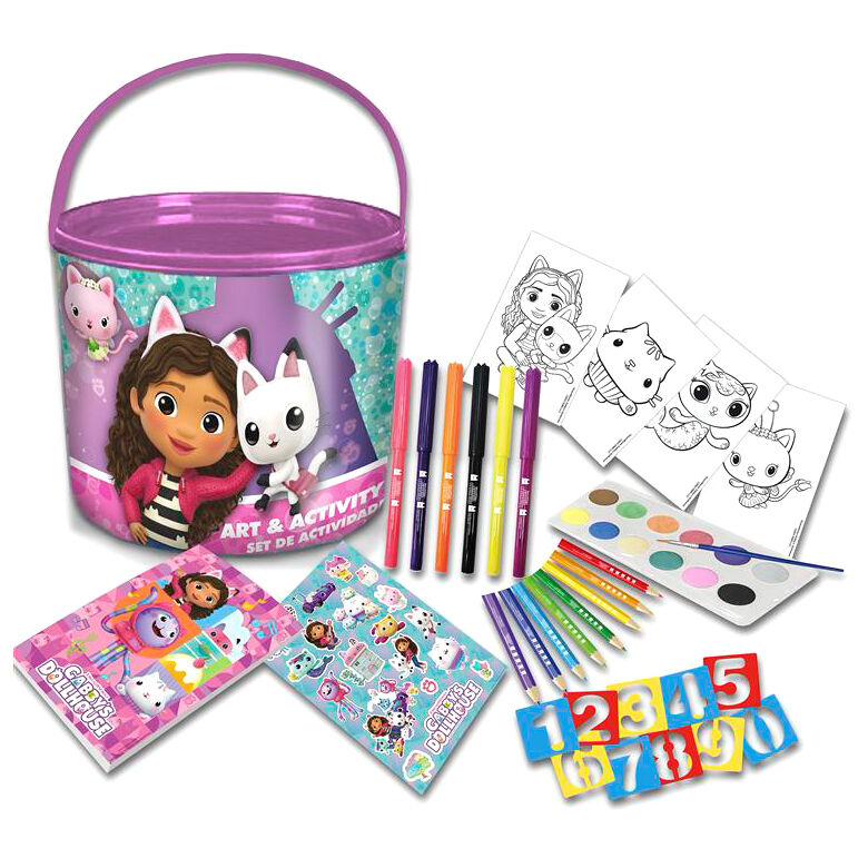 Gabbys Dolls House activity bucket 46pcs