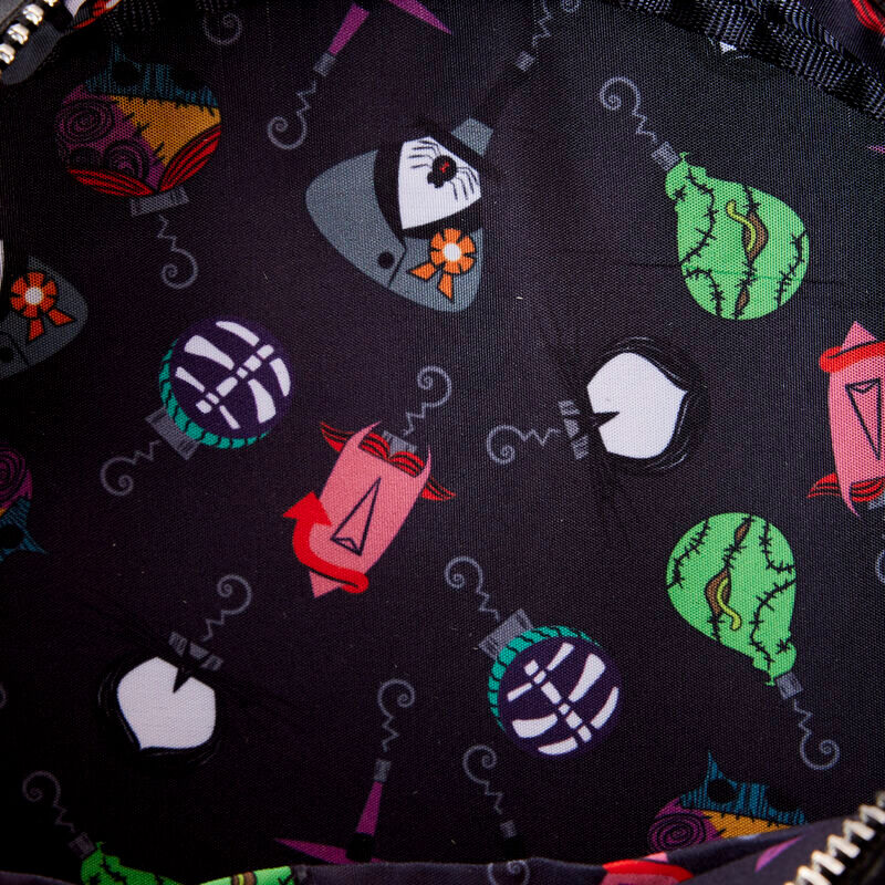 Loungefly Disney Nightmare Before Christmas Wreath String Lights Glow crossbody bag - Image 3