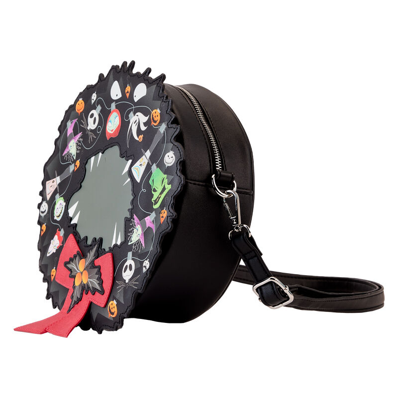 Loungefly Disney Nightmare Before Christmas Wreath String Lights Glow crossbody bag - Image 4