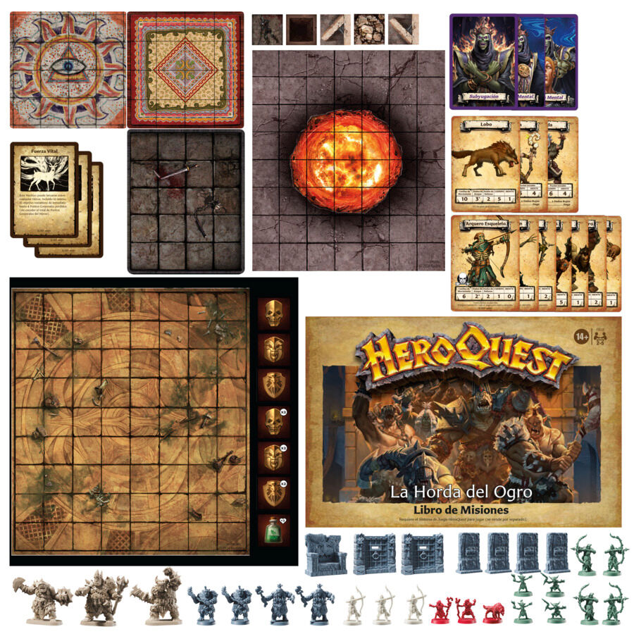 Spanish Heroquest The Ogre Horde expansion board game - Image 3
