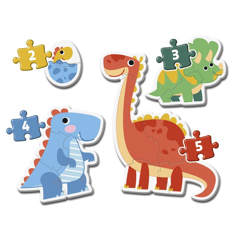 Dinosaurs puzzle 2-3-4-5pcs - Image 2