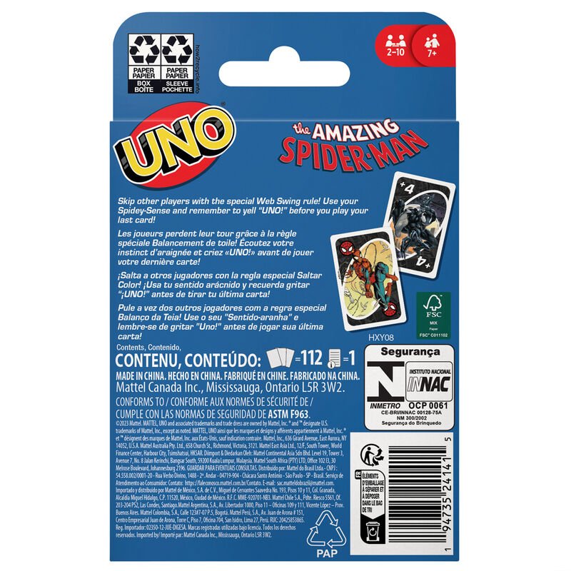Marvel Spiderman UNO card game - Image 4