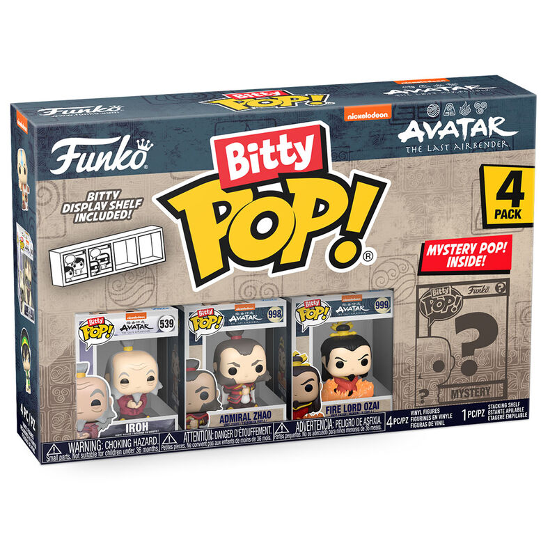Blister 4 figures Bitty POP Avatar The Last Airbender Iroh - Image 2