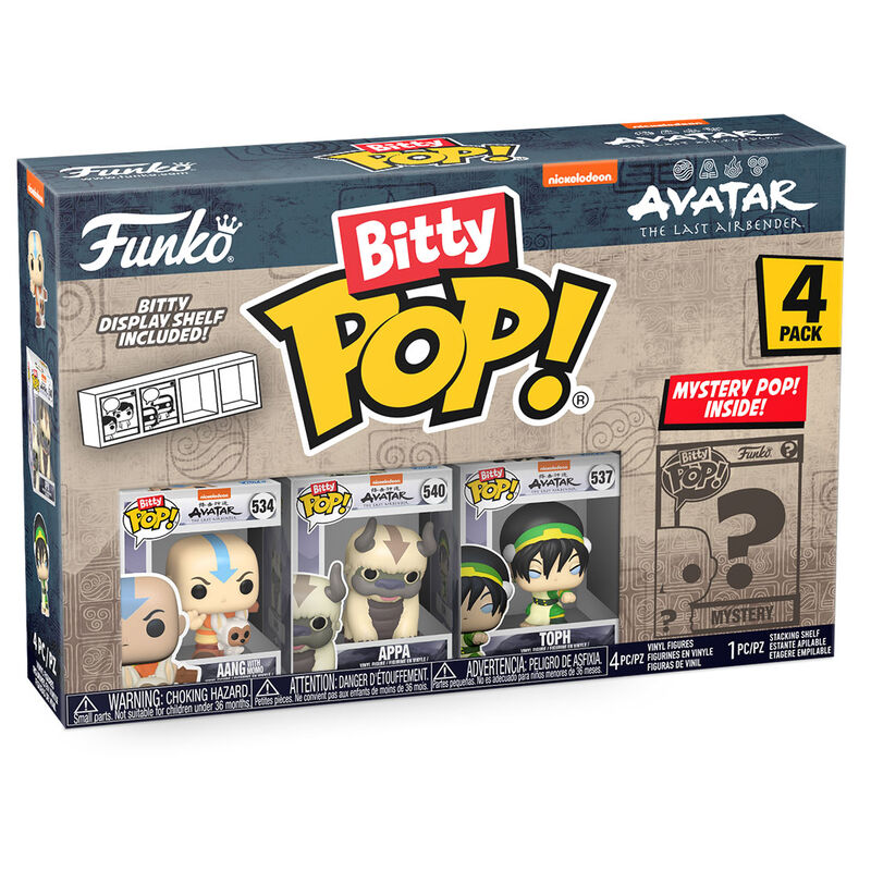 Blister 4 figures Bitty POP Avatar The Last Airbender Aang - Image 2