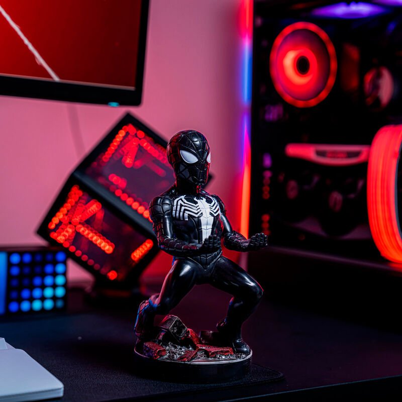 Marvel Symbiote Spider-Man figure clamping bracket Cable guy 21cm - Image 7