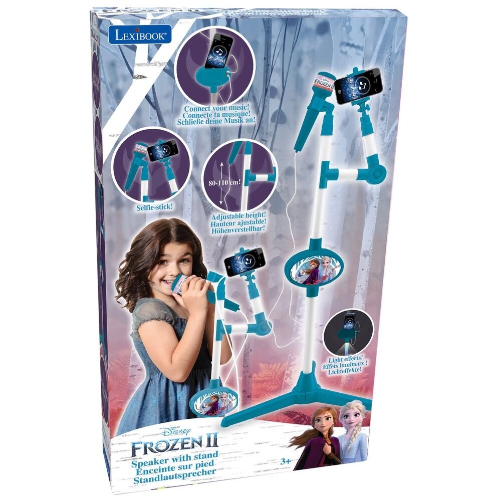 Disney Frozen microphone with light stand - Image 4