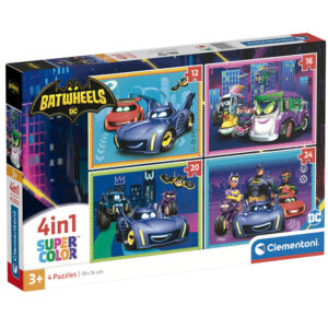 DC Comics Batwheels puzzle 12+16+20+24pcs