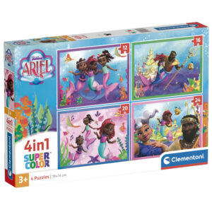 Disney Ariel puzzle 12+16+20+24pcs