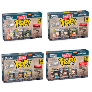 Assorted Blister 4 figures Bitty POP Avatar The Last Airbender Aang