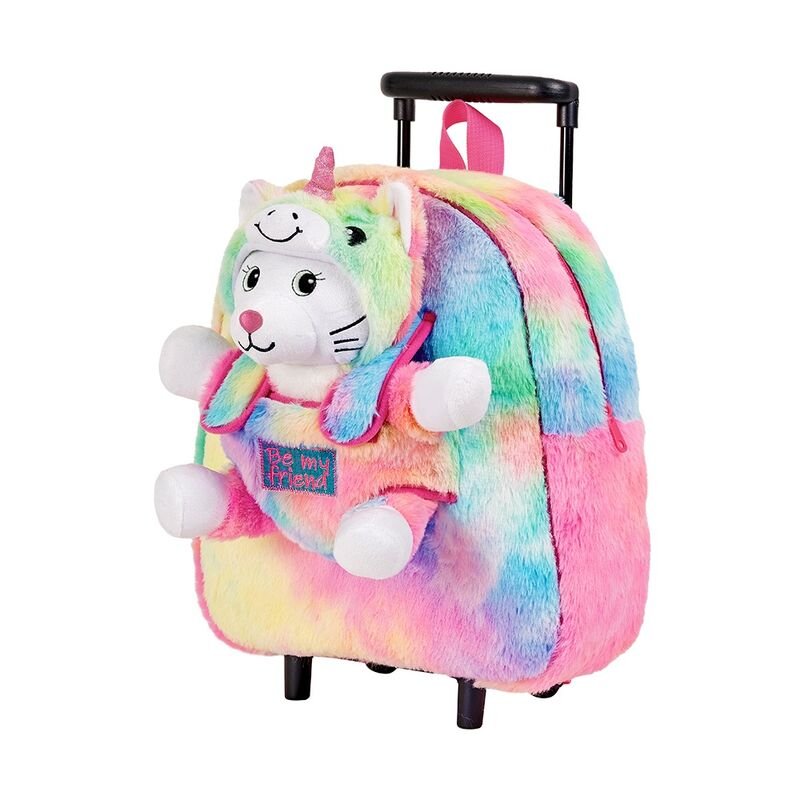 Trolley + plush cat Emi 32cm