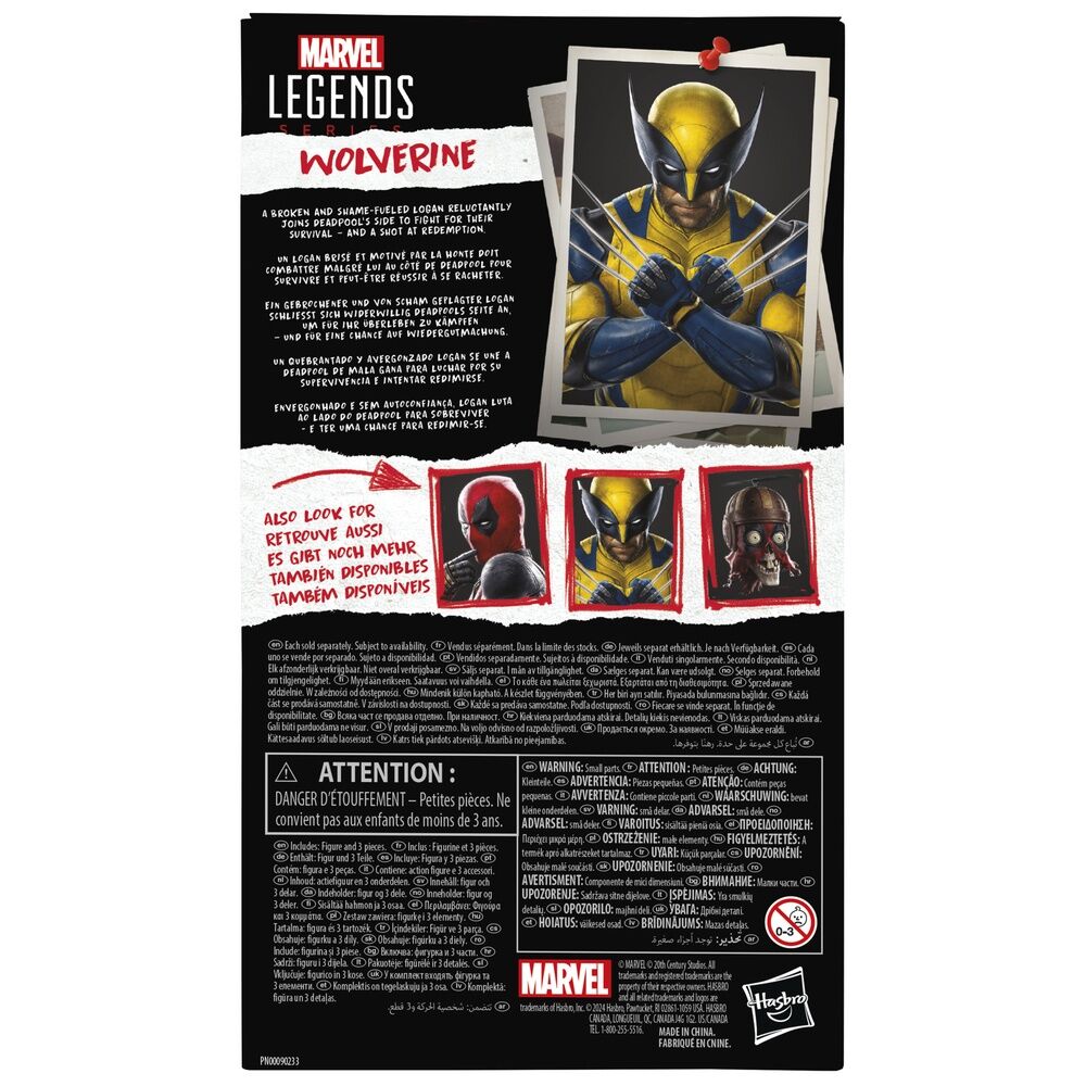 Marvel Legends Series Deadpool & Wolverine - Wolverine figure 15cm - Image 6