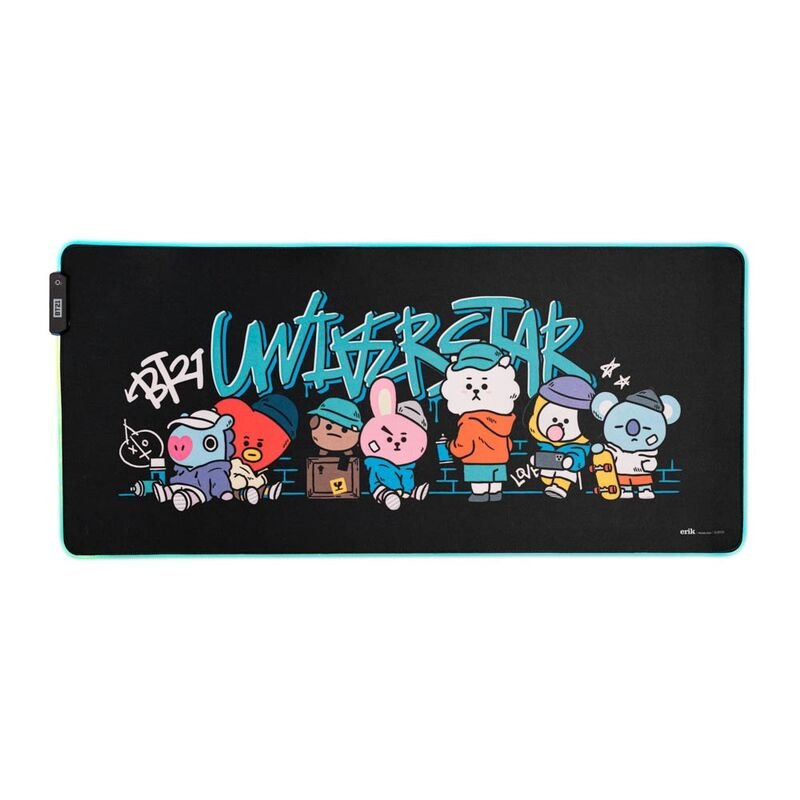 BT21 Led gaming desk mat - Image 2