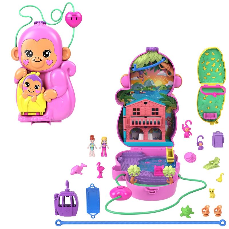 Polly Pocket Mama monkey and baby bag - Image 3