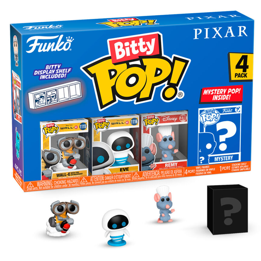 Blister 4 figures Bitty POP Disney Pixar Wall-E - Image 2