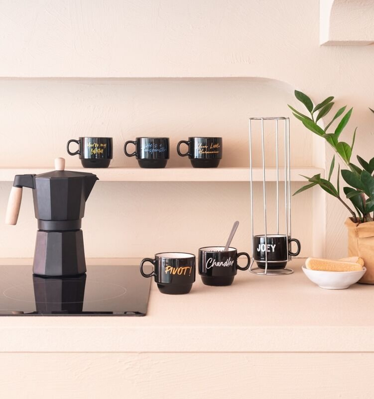 Friends set of 6 mugs 150ml - Image 3