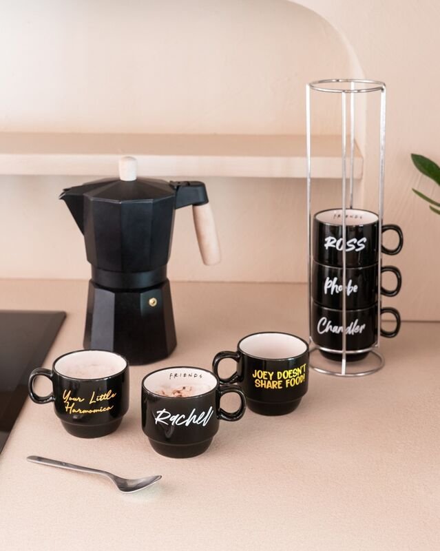 Friends set of 6 mugs 150ml - Image 5