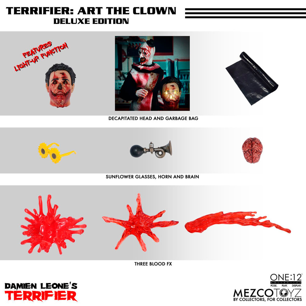 Terrifier One:12 Art the Clown figure 18cm - Image 5