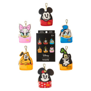 Loungefly Disney Mickey and Friends assorted Mystery mini backpack keychain
