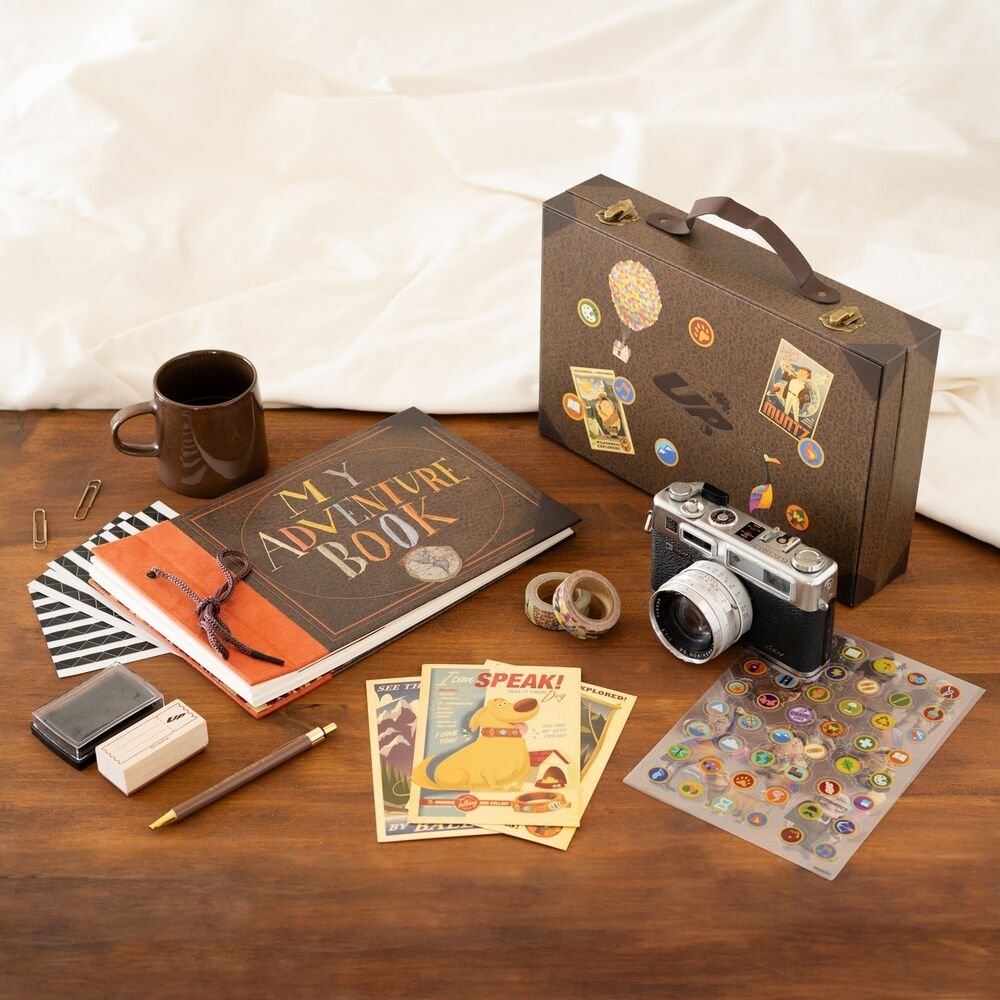 Disney Pixar UP My Adventure Book Scrapbook Briefcase set - Image 7