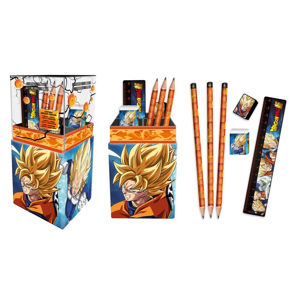 Pencil holders with stationery