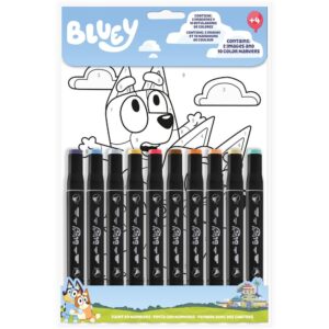 Bluey paint with numbers