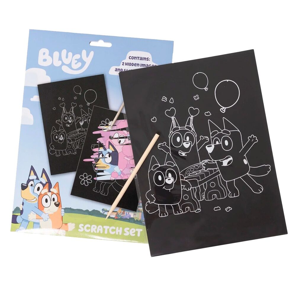 Bluey Scratch stationery set - Image 2