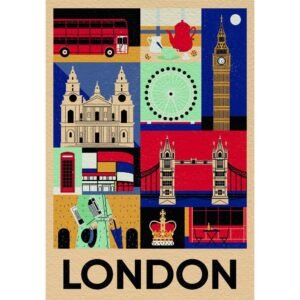 Style in the City London puzzle 1000pcs
