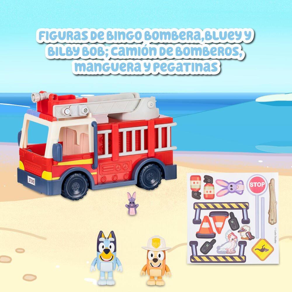 Bluey firetruck + figures - Image 6