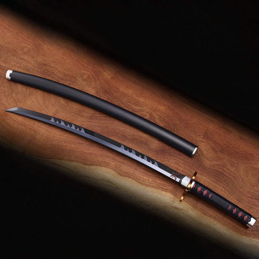Demon Slayer Kimetsu no Yaiba Nichirin Sword Tanjiro Kamado Kyojuro Rengokus Sword Guard replica 88cm - Image 5