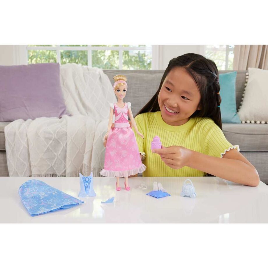 Disney Princess Cinderella 2 in 1 stories doll - Image 6