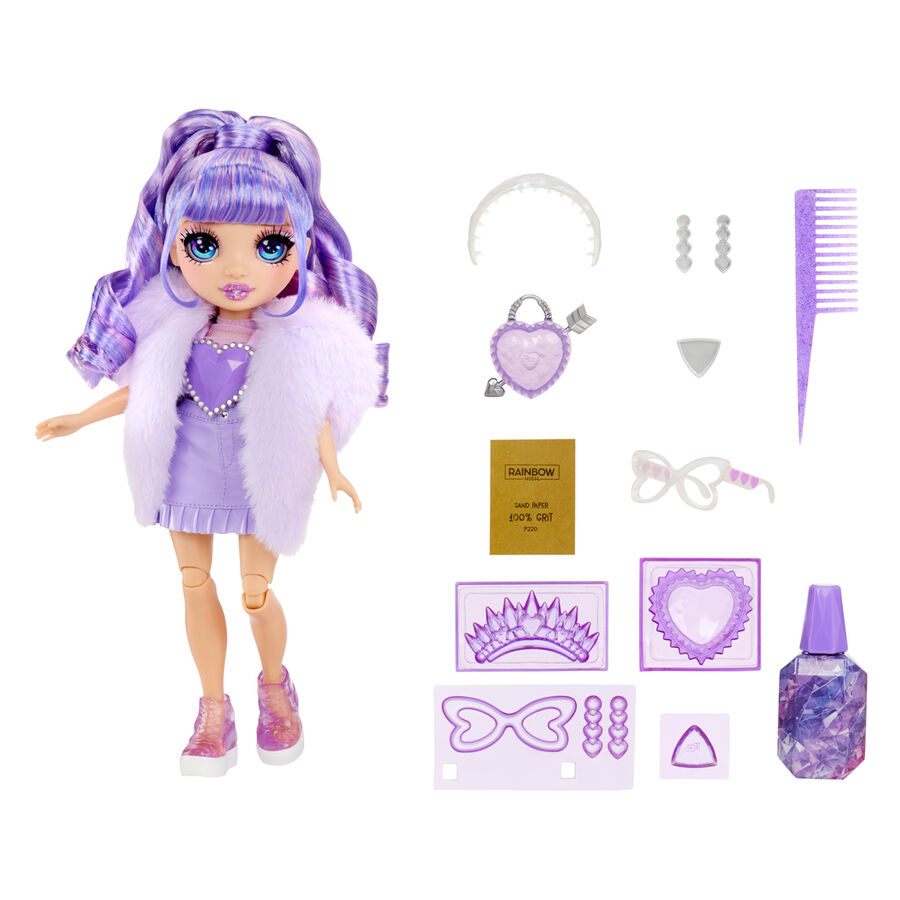 Rainbow High Crystal Fashion Violet doll - Image 2
